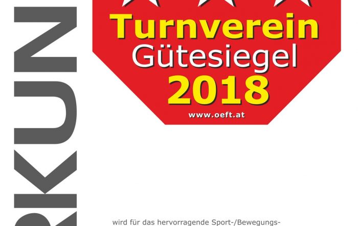 2018 OEFT Guetesiegel Urkunde 5 Sterne WEB