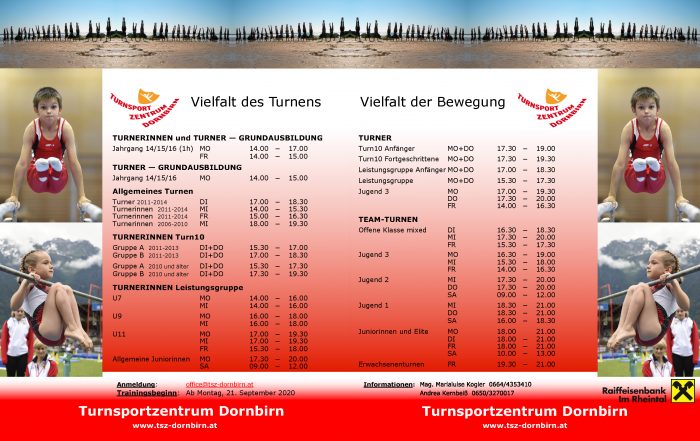 Turnsportzentrum Dornbirn 2020 2021